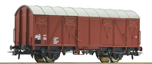 Roco 56068 Fedett teherkocsi, Gs, barna DR (E4) (H0)
