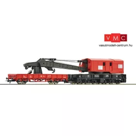   Roco 56240 Vasúti daru, gémtartó kocsival, DB-AG (E5) (H0)