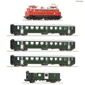   Roco 61494 Villanymozdony Rh 1670 személyvonattal, ÖBB (E4) (H0) - Sound