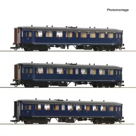   Roco 6200054 Személykocsi-készlet, 3-részes Blokkendoos, NS (E3) (H0)