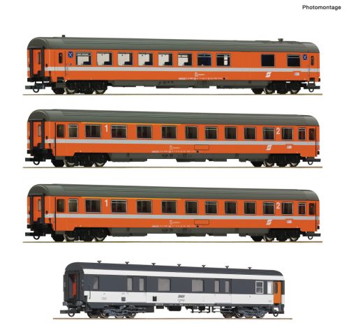 Roco 6200077 Személykocsi-készlet, 4-részes Arlberg-Express, ÖBB (E4) (H0)  - Set 1