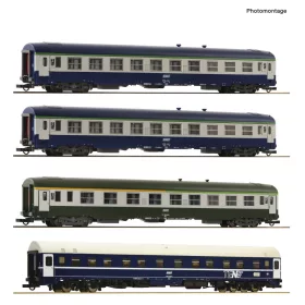   Roco 6200080 Személykocsi-készlet, 4-részes Arlberg-Express, SNCF (E4) (H0) - Set 4