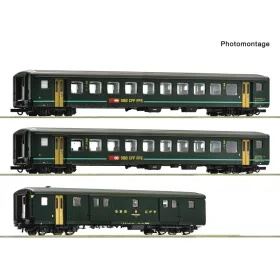   Roco 6200090 Személykocsi-készlet, 3-részes IR 1617 - Set 1, SBB (E5) (H0)