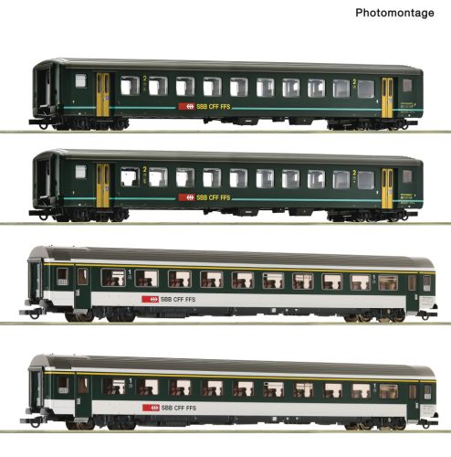 Roco 6200091 Személykocsi-készlet, 4-részes IR 1617 - Set 2, SBB (E5) (H0)