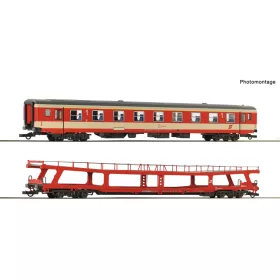   Roco 6200129 Személykocsi és autószállító teherkocsi, négytengelyes D 704 gyorsvonat, ÖBB (E5) (H0) - Set 2