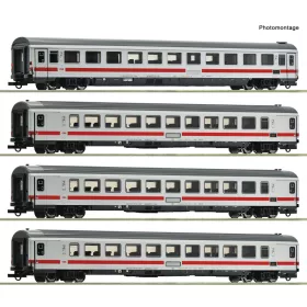   Roco 6200187 Személykocsi-készlet, 4-részes négytengelyes ex DB-AG IC-Wagen, ÖBB (E6) (H0)