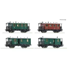   Roco 6200190 Személykocsi-készlet, 4-részes kkStB (E1) (H0)
