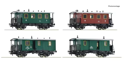 Roco 6200190 Személykocsi-készlet, 4-részes kkStB (E1) (H0)