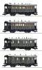 Roco 6200197 Személykocsi-készlet, 4-részes Lokalbahnzug, K.Bay.Sts.B. (E1) (H0)