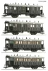 Roco 6200197 Személykocsi-készlet, 4-részes Lokalbahnzug, K.Bay.Sts.B. (E1) (H0)