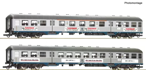 Roco 6200206 Személykocsi-pár, négytengelyes Silberling, 1./2 és 2. osztály, DB (E4) (H0)