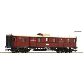   Roco 6200241 Gyorsvonati poggyászkocsi, négytengelyes Pw 4ü pr04, K.P.E.V. (E1) (H0)