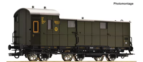 Roco 6200256 Poggyászkocsi, 3 tengelyes Pw3 pr99a, DRG (E2) (H0)