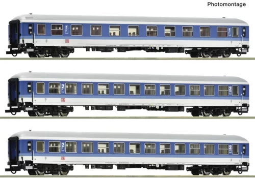 Roco 6200288 Személykocsi-készlet, 3-részes négytengelyes Interregio IR 2184 Nordpfeil, DB-AG (E5) (H0) - Set 1