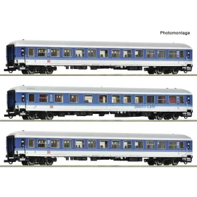   Roco 6200289 Személykocsi-készlet, 3-részes négytengelyes Interregio IR 2184 Nordpfeil, DB-AG (E5) (H0) - Set 2