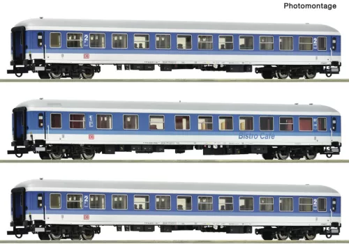 Roco 6200289 Személykocsi-készlet, 3-részes négytengelyes Interregio IR 2184 Nordpfeil, DB-AG (E5) (H0) - Set 2