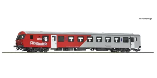 Roco 6210193 Vezérlőkocsi, négytengelyes CityShuttle, ÖBB (E6) (H0) - DCC