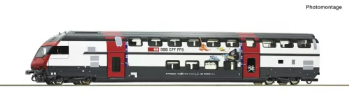 Roco 6220218 Emeletes vezérlőkocsi, Bt IC2000, SBB (E5-6) (H0) - AC