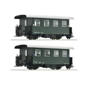   Roco 6240009 Keskeny nyomközű személykocsi-pár, Spantenwagen, ÖBB (E4) (H0e)