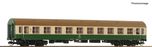 Roco 6280033 Személykocsi, négytengelyes Y-típus, 2. osztály, DR (E4) (TT)