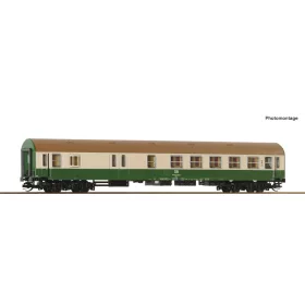   Roco 6280035 Személykocsi, négytengelyes Y-típus, 2. osztály/poggyász, DR (E4) (TT)