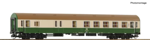 Roco 6280035 Személykocsi, négytengelyes Y-típus, 2. osztály/poggyász, DR (E4) (TT)