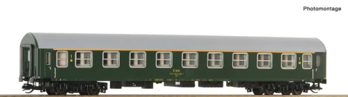 Roco 6280039 Személykocsi, négytengelyes Y-típus, 1. osztály, CSD (E4) (TT)
