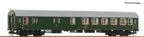 Roco 6280042 Személykocsi, négytengelyes Y-típus, 2. osztály/poggyász, CSD (E4) (TT)