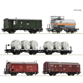   Roco 6600018 Teherkocsi-készlet, 6 különböző típus, DB (E4) (H0)