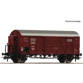   Roco 6600038 Fedett teherkocsi fékházzal, Oppeln, DRG (E2) (H0)