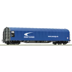   Roco 6600050 Ponyvás négytengelyes teherkocsi, Rilns, ZSSK Cargo (E6) (H0)