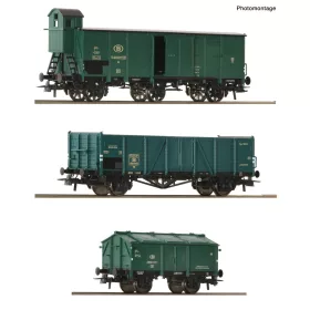 Roco 6600079 Teherkocsi-készlet, 3-részes SNCB (E3) (H0)