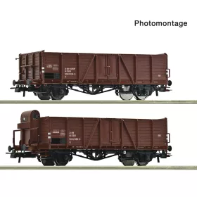Roco 6600123 Nyitott teherkocsi-pár, ÖBB (E4) (H0)