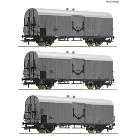   Roco 6600140 Hűtőkocsi-készlet, 3-részes Icrs-v, ÖBB (E4) (H0)