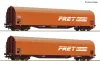 Roco 6600161 Ponyvás négytengelyes teherkocsi-pár, Rilns, SNCF (E4-5) (H0)