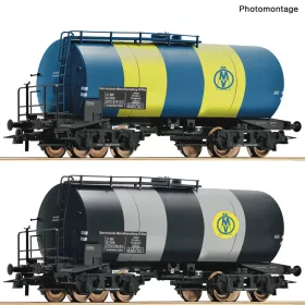  Roco 6600163 Tartálykocsi-pár, négytengelyes ÖMV, ÖBB (E4) (H0)