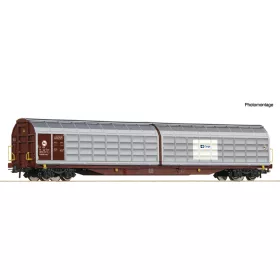   Roco 6600167 Eltolható oldalfalú négytengelyes teherkocsi, Habbiillnss, CD Cargo (E6) (H0)