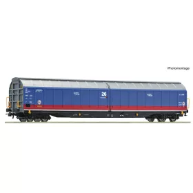   Roco 6600200 Eltolható oldalfalú négytengelyes teherkocsi, Habbins, Green Cargo, SJ (E6) (H0)
