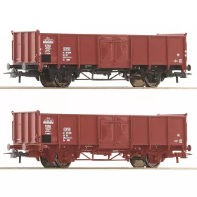 Roco 66000208 Nyitott teherkocsi-pár, Es, OPW, DR (E4) (H0)