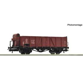   Roco 66000217 Nyitott teherkocsi fékházzal, E (Wddoh), PKP (E4) (H0)