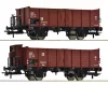 Roco 6600253 Nyitott teherkocsi-pár, Omu, DR (E3) (H0)