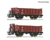 Roco 6600253 Nyitott teherkocsi-pár, Omu, DR (E3) (H0)
