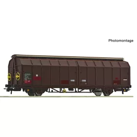   Roco 6600255 Eltolható oldalfalú teherkocsi, Hbbins, PKP (E5-6) (H0)
