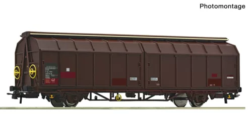 Roco 6600255 Eltolható oldalfalú teherkocsi, Hbbins, PKP (E5-6) (H0)