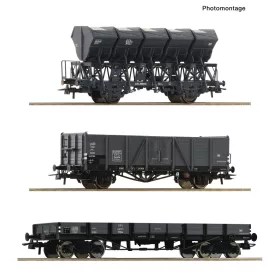 Roco 6600258 Teherkocsi-készlet, 3-részes CFL (E3) (H0)