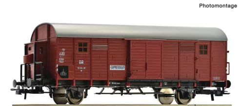Roco 6600262 Fedett teherkocsi fékházzal, Gl sorozat, Expressgutwagen, DR (E3) (H0)