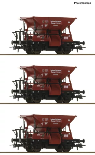 Roco 6600265 Önürítős teherkocsi-készlet, 3-részes Talbot, DRG (E2) (H0)