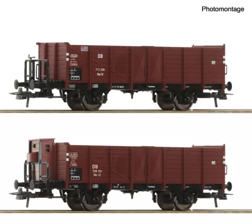 Roco 6600267 Nyitott teherkocsi-pár, Omm 12, DB (E3) (H0)
