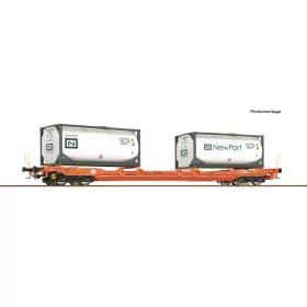  Roco 6600275 Zsebeskocsi, négytengelyes T5 Wascosa + NewPort tartálykonténerekkel (E6) (H0)