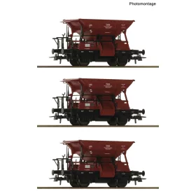   Roco 6600283 Önürítős teherkocsi-készlet, 3-részes Talbot, ÖBB (E3-4) (H0)